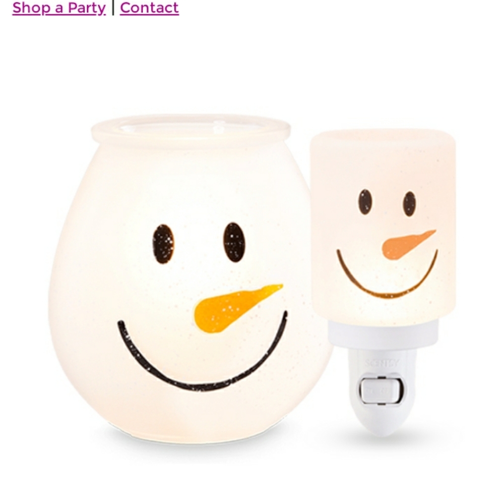 Scentsy frosty glow warmer bundle